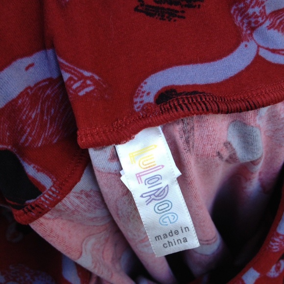 Lularoe Leggings Pelican Bird One Size - Picture 3 of 3